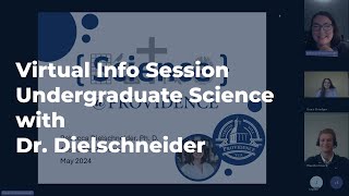 Undergraduate Science Program Virtual Info Session with Dr Dielschneider [upl. by Ardnoed]