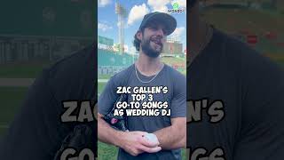 DBacks Zac Gallen Gives His Top 3 GoTo Songs If He Were The DJ At A Wedding [upl. by Paske157]