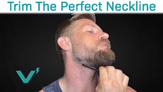 How To Trim The PERFECT Neckline For Your Beard [upl. by Inavoig]