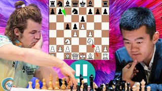 Magnus Carlsen vs Ding Liren [upl. by Syhr]