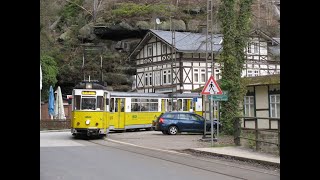 Kirnitzschtalbahn  Von Bad Schandau Kurpark zum Lichtenhainer Wasserfall [upl. by Eliezer]