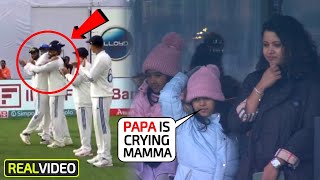 Family got emotional when Ravichandran Ashwin started crying in Rohit Sharmas lap on his 100th test [upl. by Aniat]