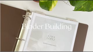 Building my Home Binder  MadyPlans [upl. by Janeva]