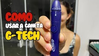 Como usar a caneta GTech de glicose  Método mais fácil [upl. by Mode]