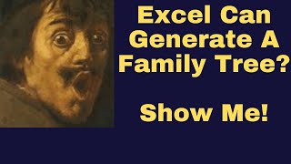 Excel Has A Family Tree Generator  Its A Bit Odd [upl. by Padriac]