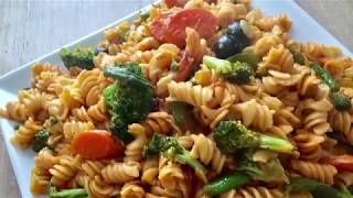 The best Vegetarian Pasta Veggie Pasta [upl. by Kentigera424]