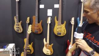 Fodera Basses at NAMM 2017 [upl. by Assirem]