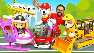 ¿Qué coches de juguete necesitan los Paw Patrol Video de la Patrulla Canina para niños [upl. by Elleinahc]