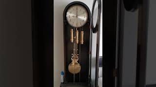 Grandfather clock  Jauch Grandfather clock  Repaired amp Serviced  over 30 years old [upl. by Nehtanoj]