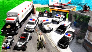 Collecting RARE SHERIFF VEHICLES in GTA 5 [upl. by Bocyaj]