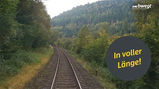 Führerstandsmitfahrt von Pforzheim nach Hirsau mit bwegt [upl. by Ained340]