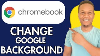 HOW TO CHANGE GOOGLE BACKGROUND ON CHROMEBOOK [upl. by Palermo49]