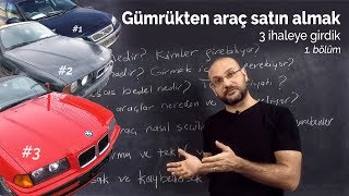 ANALİZ  Gümrükten Otomobil Nasıl Satın Alınır 1Bölüm  3 TASİŞ İhalesine Girdik [upl. by Svoboda704]