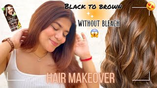 How I Colour My Hair at Home UNDER ₹149 😱  Garnier Hair Color Golden Brown 73  Without Bleach [upl. by Ivan568]