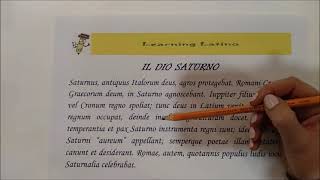 Lezione 21  Esercitazione traduciamo insieme una versione di Latino [upl. by Annawit]