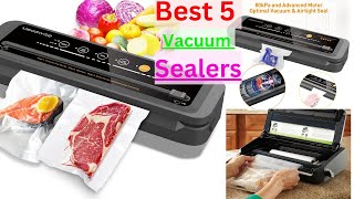 Top 5 Best Vacuum Sealers in 2024 [upl. by Nyleda]