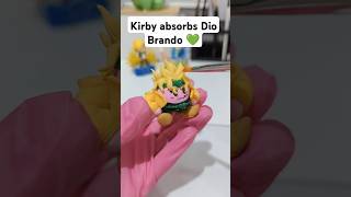 Kirby obtains a stand 😈🌎 jjba diobrando kirby polymerclay anime [upl. by Eissoj]