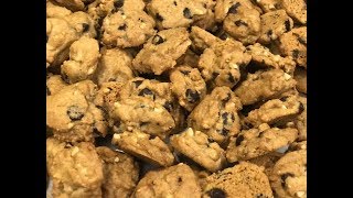 巧克力杏仁饼干 Almond Chocolate Chip Cookies [upl. by Bryana749]