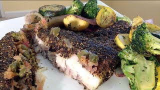 Herb Crusted Pan Fried Corvina FishSeafood Recipes [upl. by Lambert]