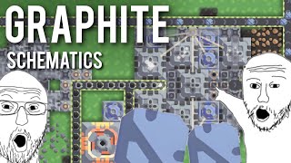 20 Graphite Schematics in Under 4 Minutes  Mindustry Guide 2 [upl. by Joed]