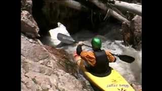 Kayaking Soda Dam Jemez Springs New Mexico with Ed Lucero Damon Gold [upl. by Esbensen670]