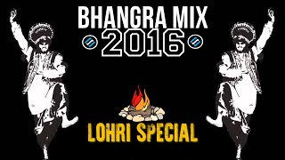 NonStop BHANGRA Mix 2016  Lohri Special  DJ Harj  Syco TM [upl. by Alvin]