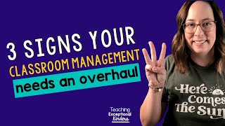 3 Signs Your Kindergarten Classroom Management Plan Needs an Overhaul [upl. by Storm]