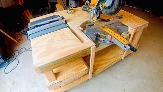 DIY Workbench With a SECRET [upl. by Nnire]