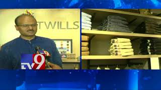 TWILLS mens showroom in Vijayawada  TV9 [upl. by Strage]