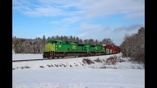 4K A Day On The Eastern Maine Railway 172023 [upl. by Joerg336]