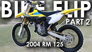 MY BIGGEST FLIP YET  2004 Suzuki RM 125 [upl. by Ap]