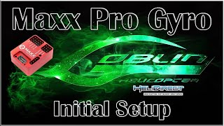 Goblin Maxx Pro Flybarless Initial Setup [upl. by Animahs5]