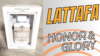 Nuevo lanzamiento Lattafa Honor amp Glory [upl. by Aivul]