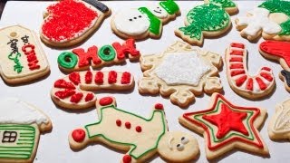 How to Make Easy Christmas Sugar Cookies  The Easiest Way [upl. by Yraeg]