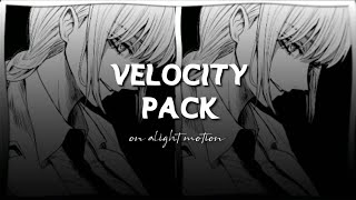 Popular Velocity Pack on Alight Motion  make a velocity edit with me  Link  XML File  Moonie [upl. by Akiam30]