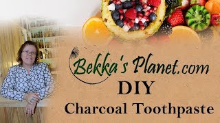 DIY Charcoal Toothpaste  Herbal Toothpaste for Cheap [upl. by Igal]