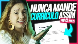 CURRÍCULO POR EMAIL  Como mandar seu CV de Estágio para as empresas [upl. by Tekcirk]