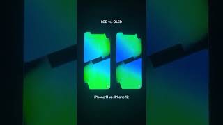 Lcd vs OLED Display 🔥 iphone shorts [upl. by Adnilam739]