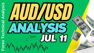 AUD USD Daily Analysis for July 11 2024 by Nina Fx [upl. by Rustie]