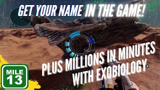 Exobiology StepbyStep Tutorial  Your name in the game 100M in minutes Elite Dangerous Odyssey [upl. by Schofield865]