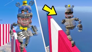 ANIMATRONICS NIGHTMARE FREDBEAR BLACK DEATHRUN  GTA V FIVE NIGHTS AT FREDDYS [upl. by Bish]