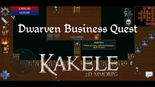 Kakele Online  MMORPG  SPOILER  Dwarven Business [upl. by Ayhdnas]