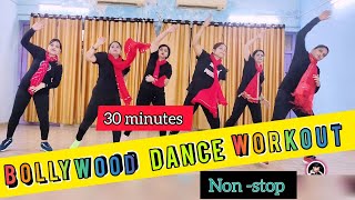 30 min Hindi zumba Dance workout Indian zumba Dance workout for belly fat online zumba🔥 [upl. by Arlette]