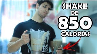 SHAKE DE 850 CALORIAS  GANHE PESO RÁPIDO [upl. by Weasner]