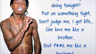 Nicki Minaj High School feat Lil Wayne Clean Lyric Video [upl. by Roon235]