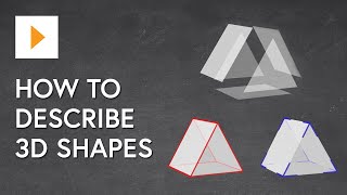 How To Describe 3D Shapes [upl. by Mihsah]