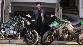 Kawasaki Z1000 vs Z900 The Real Hooligan [upl. by Tlevesoor761]