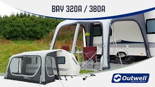 Outwell Bay 320A amp 380A  Air Awning 2019  Innovative Family Camping [upl. by Nelle]