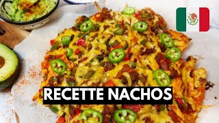 RECETTE NACHOS FACILE ET RAPIDE l RECETTE MEXICAINE [upl. by Johst]