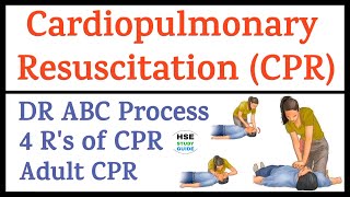 CPR Cardiopulmonary Resuscitation in Hindi  DR ABC Process  4 Rs of CPR  Adult CPR  CPR [upl. by Kial]